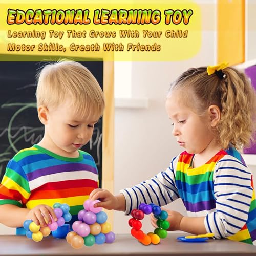 Dr.Kbder Sensory Fidget Toys for Kids Toddler Boys, Autism Figette Ball Autistic ADHD Cool Desk Toy, Calm Down Travel Airplane Essentials Toys for Age 3-12 Year Old, Stuffers Gift for Kids Teens Girls