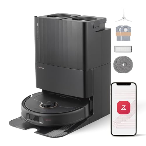 roborock Qrevo Pro Robot Vacuum and Mop with FlexiArm Design Edge Mopping, Dynamic Hot Water Mop Washing and Auto Mop Drying, Intelligent Dirt Detection, 7,000 Pa Suction