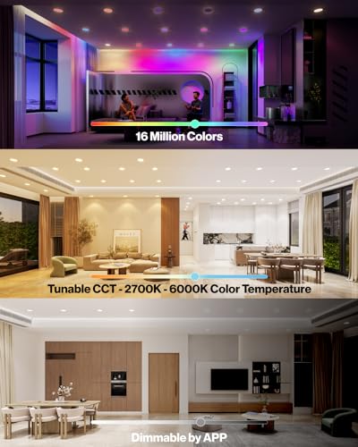 Smart RGBW Color Changing 6 Inch LED Lights