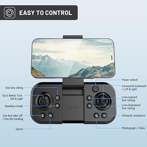 4K GPS Drone for Kids with 360 Flips