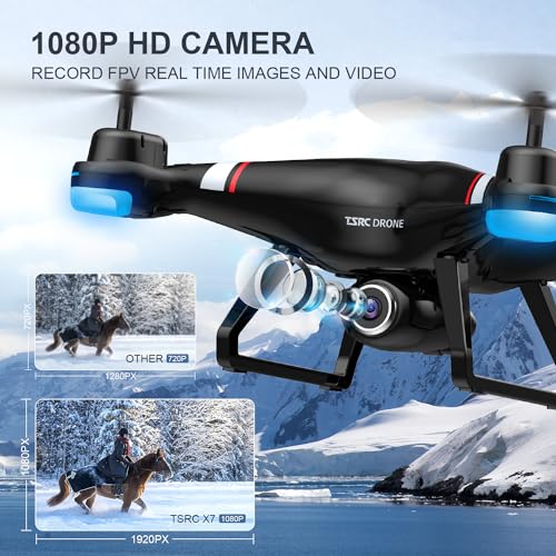 TENSSENX 1080P GPS Drone with FPV and Extras