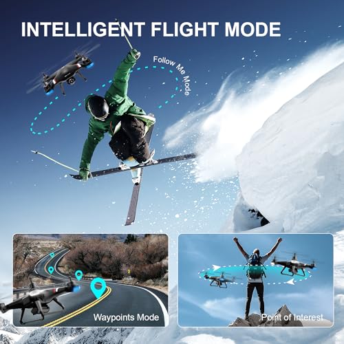 TENSSENX 1080P GPS Drone with FPV and Extras