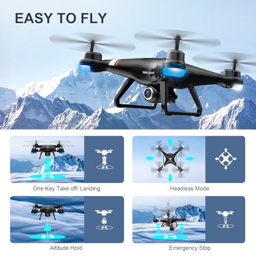 TENSSENX 1080P GPS Drone with FPV and Extras