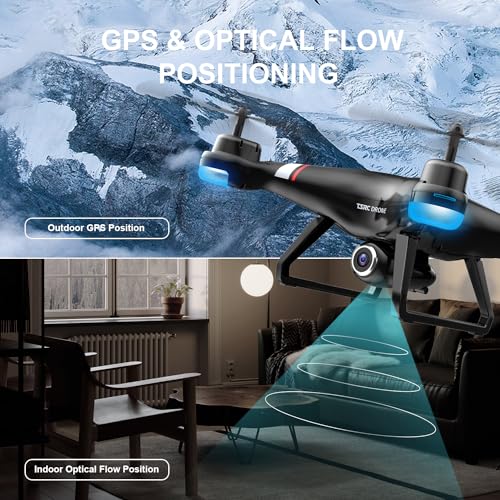 TENSSENX 1080P GPS Drone with FPV and Extras