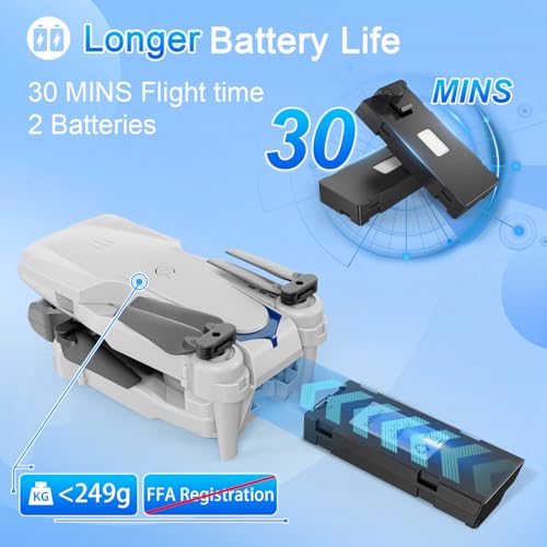 1080P HD Foldable FPV Drone for All Ages