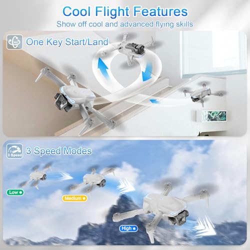 1080P HD Foldable FPV Drone for All Ages