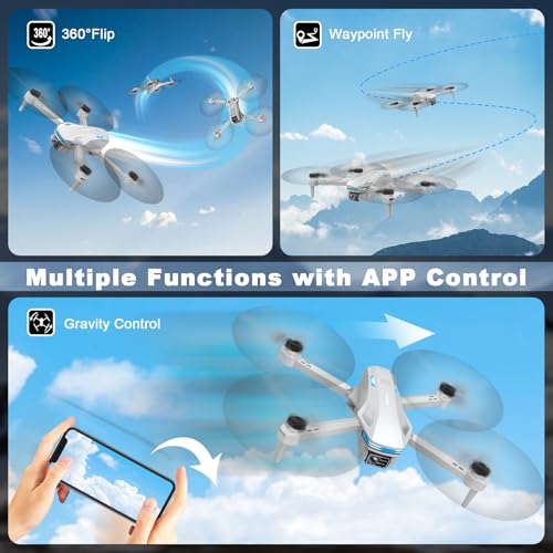 1080P Camera Drone with Altitude Hold & Voice Control