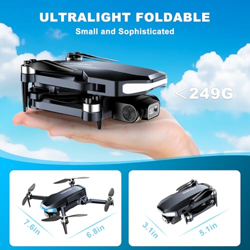 Foldable 2K HD Camera Drone with Gesture Control