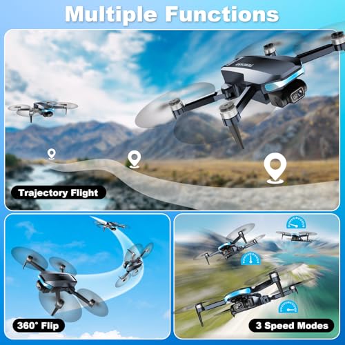 Foldable 2K HD Camera Drone with Gesture Control