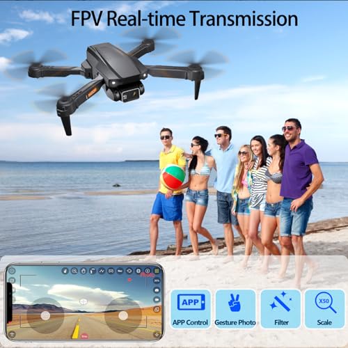 Foldable 1080P HD Camera Drone with Gravity Control