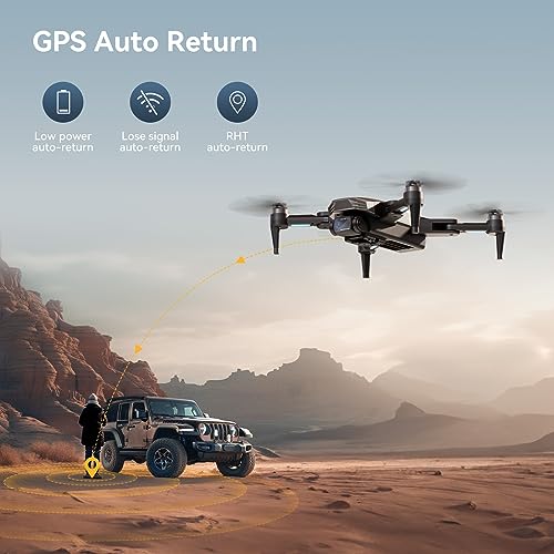 4K GPS RC Drone with Brushless Motors