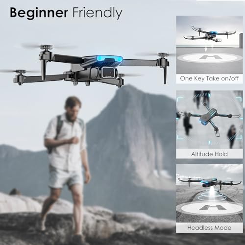 HD Mini Drone with Camera - Foldable & Fun