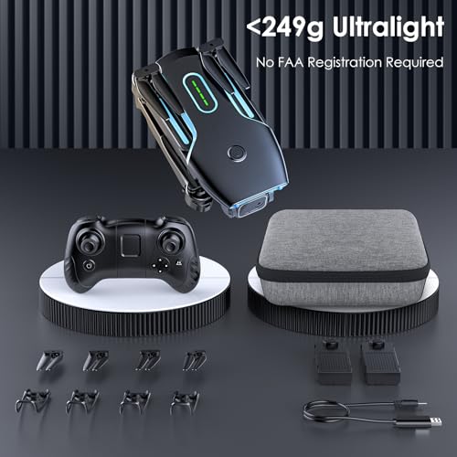 HD Mini Drone with Camera - Foldable & Fun