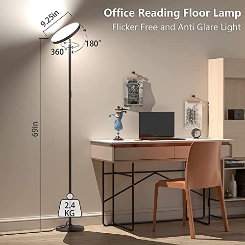 Double Sided LED Floor Lamp with Remote Control