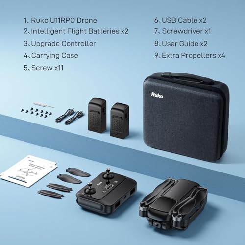 Ruko U11PRO 4K UHD Drone with GPS and More