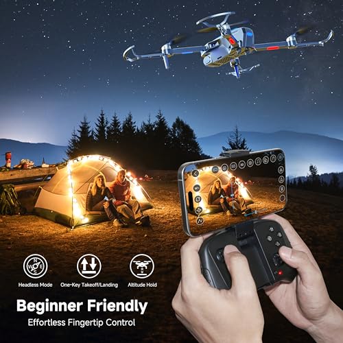 4K Camera Drone for Adults & Kids - Foldable FPV
