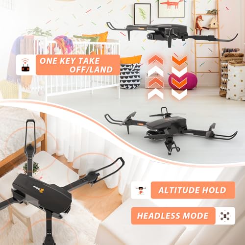 1080P HD Foldable Camera Drone with Altitude Hold