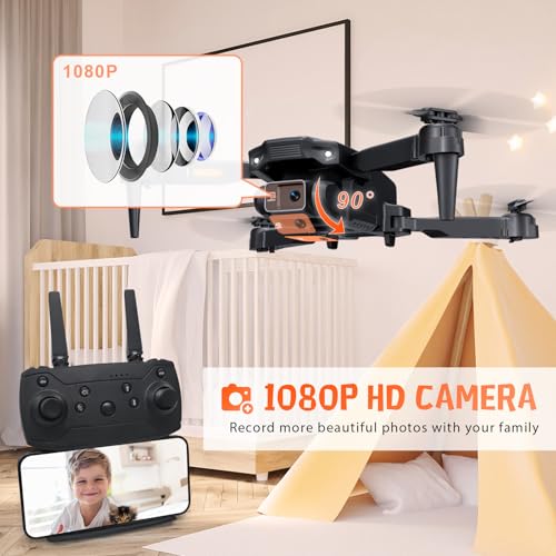 1080P HD Foldable Camera Drone with Altitude Hold