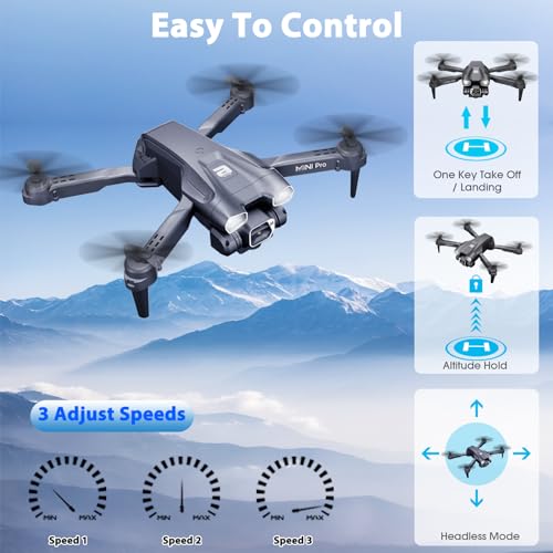 Foldable 1080P HD Drone for Kids & Adults