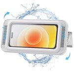 Waterproof Shower Phone Holder with Speakers