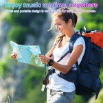 Aresrora Mini Bluetooth Speaker with Colorful Lights