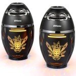TWS Bluetooth Outdoor Speakers with Tiki Torch Lights