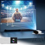 Portable 1080P HD Mini Projector for Tech Lovers