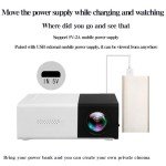Portable 1080P HD Mini Projector for Tech Lovers