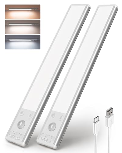 Smart Motion Sensor LED Under Cabinet Lights (2 Pack)