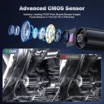 1080P Handheld Borescope with LED Inspection Camera