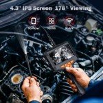 1080P Handheld Borescope with LED Inspection Camera