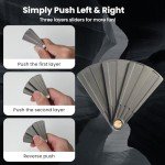 Triple Black Fidget Slider: Ultimate Stress Reliever