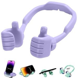 Purple Phone Stand - Fun Desk Gadget for All