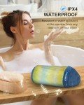 ANCOBER Bluetooth Speaker with Lights - Waterproof & Rechargeable