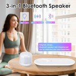 Multicolor Bluetooth Speaker and Night Light Combo