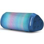 ANCOBER Bluetooth Speaker with Lights - Waterproof & Rechargeable