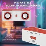 Delxo Mecha Wireless Bluetooth Speaker