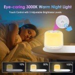 Multicolor Bluetooth Speaker and Night Light Combo