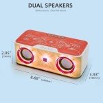Delxo Mecha Wireless Bluetooth Speaker