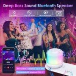 Multicolor Bluetooth Speaker and Night Light Combo