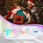 Multicolor Bluetooth Speaker and Night Light Combo