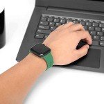 Olive Green Silicone Sport Band for Apple Watch