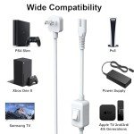 Versatile Figure 8 AC Power Cord for Gadgets
