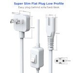 Versatile Figure 8 AC Power Cord for Gadgets