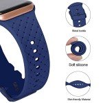 Silicone Sport Wristband for Apple Watch - Dark Blue