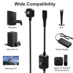 5ft Flat Plug Power Cord for Gadgets