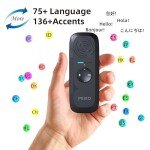 Peiko 136: Two-Way AI Voice Translator Gadget