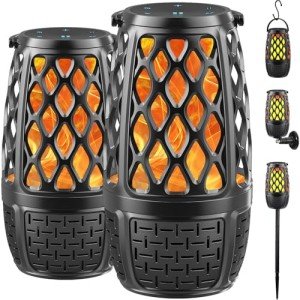 Dual Outdoor Bluetooth Party Speakers with Sync