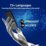 Peiko 136: Two-Way AI Voice Translator Gadget