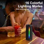 Portable Bluetooth Speaker with 30-Hour Playtime